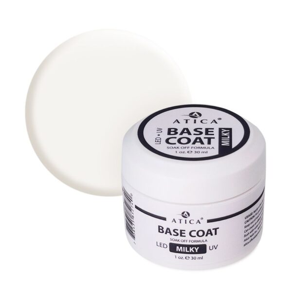 Atica kaučiukinė bazė Milky 30ml [85274]