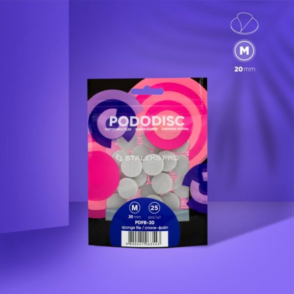 STALEKS PODODISC PRO poliruoklių papildymas M (25vnt.) [PDFB-20]