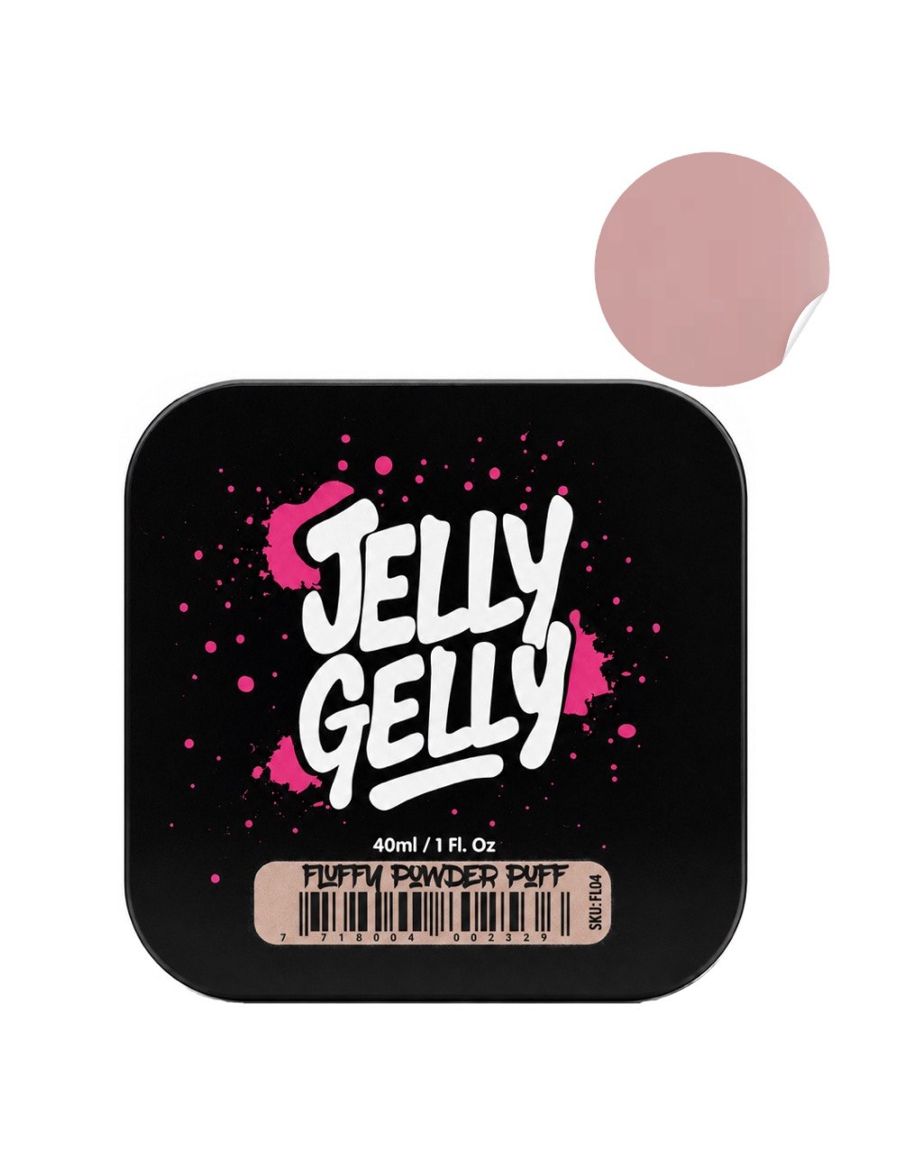 Jelly Gelly Powder puff self levelling gel Fluffy 40ml TPO/HEMA FREE
