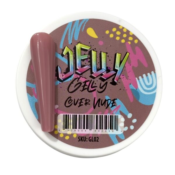 Jelly Gelly stovintis gelis Gelato Cover Nude 40ml [GL02] - Image 3