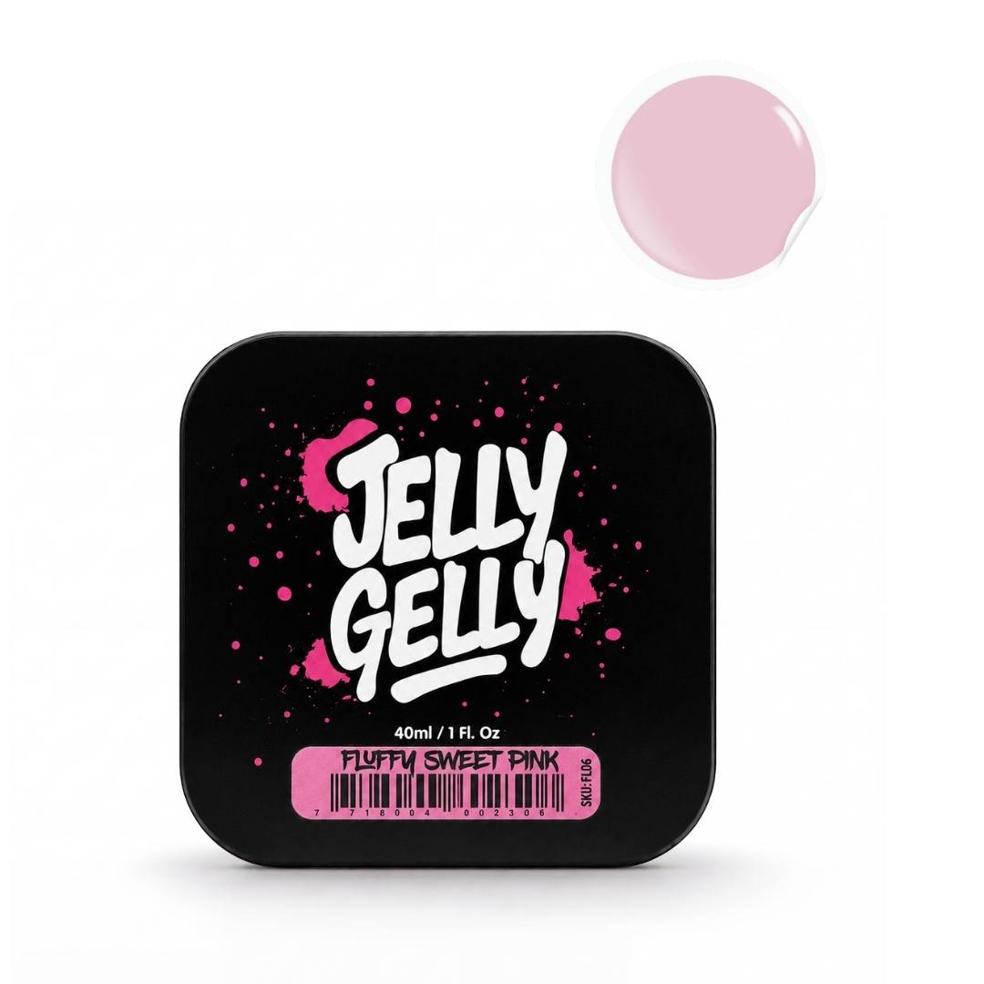 Jelly Gelly Sweet pink self levelling gel Fluffy 40ml TPO/HEMA FREE