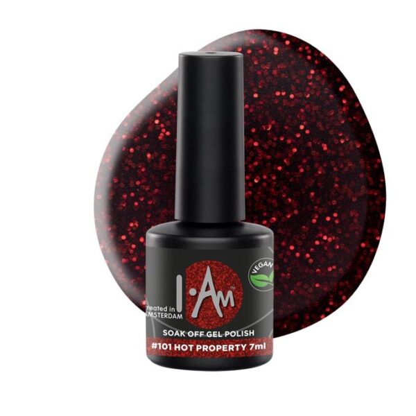I.Am Gel Polish – gelinis lakas #101 – Hot Property, 7ml.