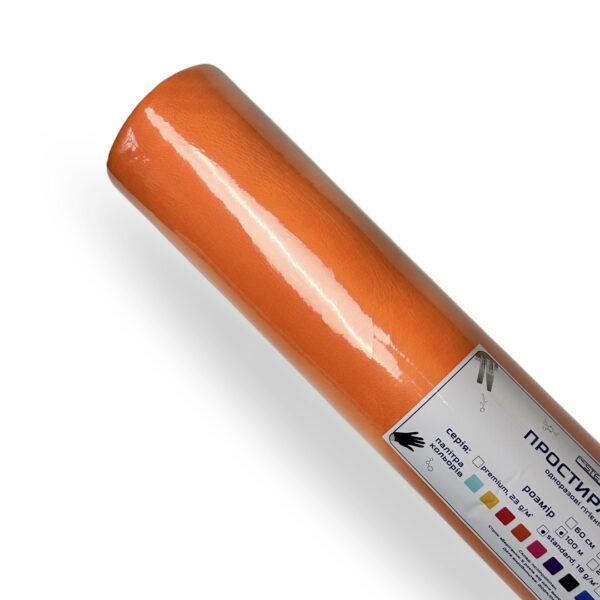 Vienkartinė paklodė ProSteril rulone 80cm x 100m ORANŽINĖ [SDBS80O]