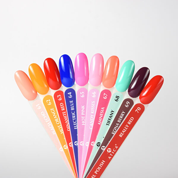 Atica Gel Polish Candy Kisses 7.5ml [GPM066] - Image 3