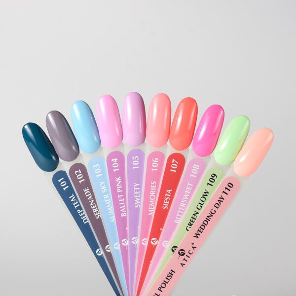 Atica Gel Polish Summer Sky 7.5 ml [GPM103] - Image 2