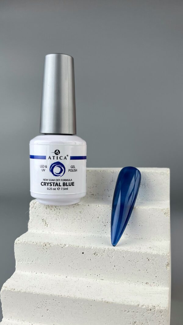 Gelinis lakas Atica  Crystal Blue 7.5ml [GPM267] - Image 3
