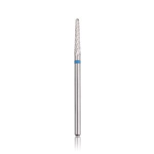 HEAD Karbidinis antgaliukas medžiagos nuėmimui „kūgis“, mėlynas, L-14,0 mm., Ø2,3 mm