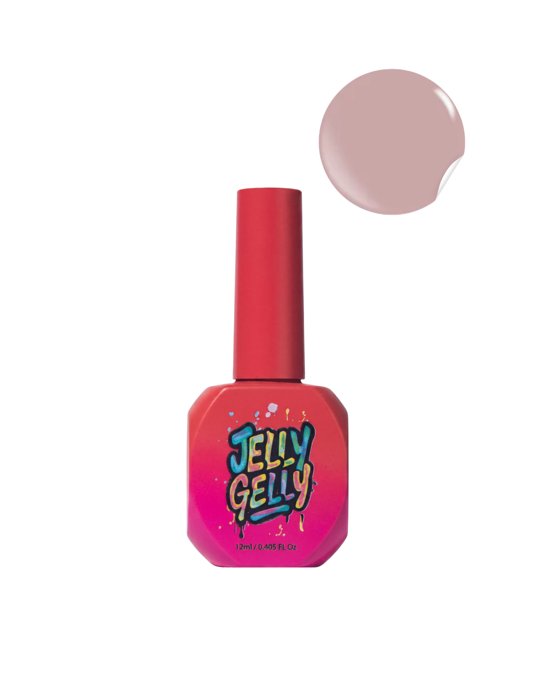 Jelly Gelly Bottle Gel Rose latte 12ml TPO/HEMA FREE