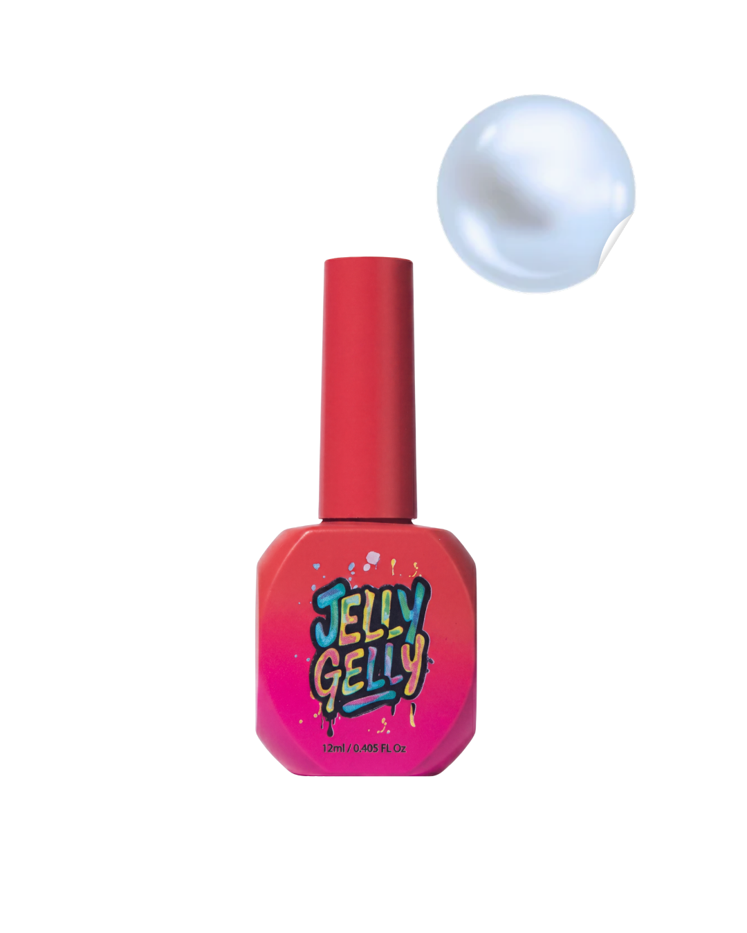 Jelly Gelly Top Coat Blue Pearl 12ml TPO/HEMA FREE