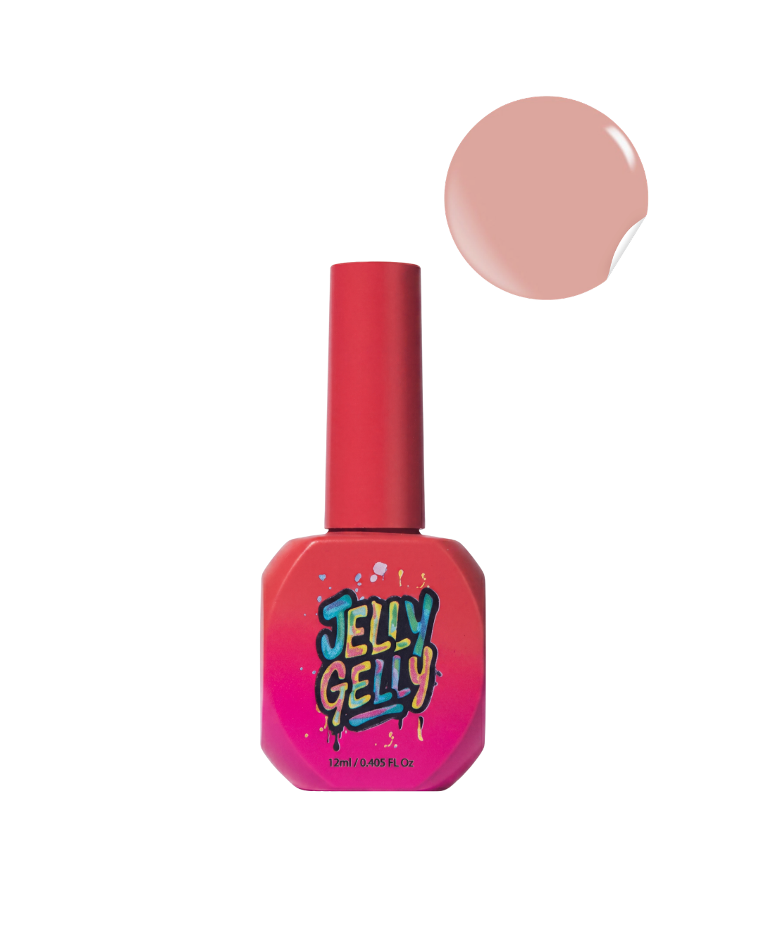 Jelly Gelly Hard Base (Fiber) Light Peach 12ml TPO/HEMA FREE