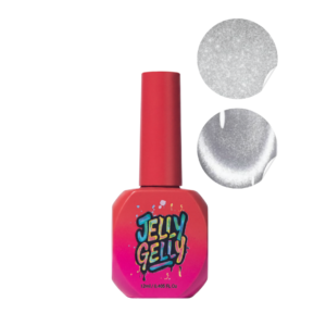 Jelly Gelly Top Coat Silver Glaze 12ml TPO/HEMA FREE
