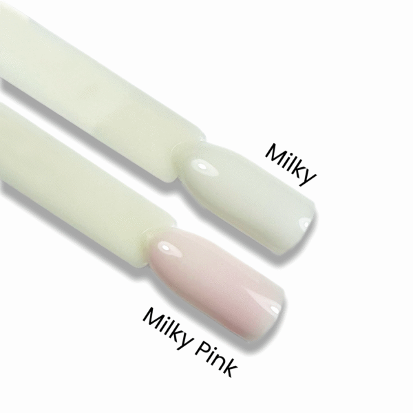 Jelly Gelly Top Coat Milky Pink 12ml TPO/HEMA FREE - Image 2