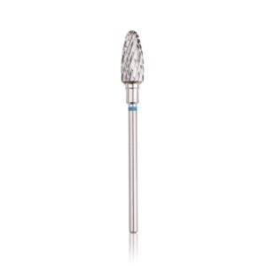 HEAD Karbidinis antgaliukas medžiagos nuėmimui „kukurūzas“, mėlynas, L-14,0 mm., Ø6,0 mm