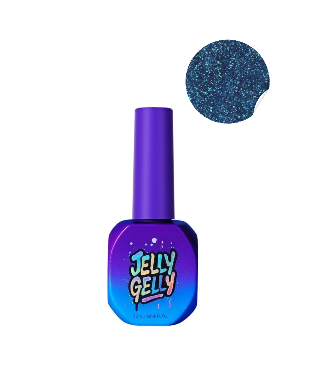 Gelinis lakas Jelly Gelly Glitter Frozen Magic
