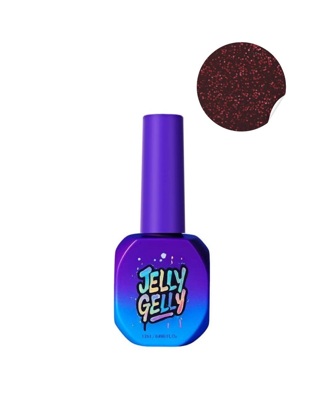 Gelinis lakas Jelly Gelly Glitter Hot Spell