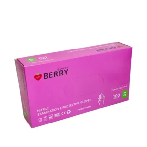 Vienkartinės pirštinės BERRY rožinės S (100 vnt.) [PNBRP10014]