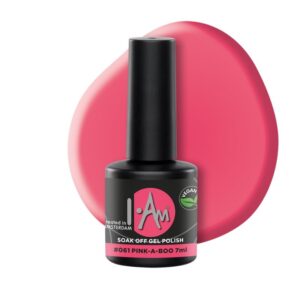 I.Am Gel Polish – gelinis lakas #061 – Pink-A-Boo, 7ml.