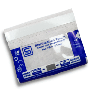 ProSteril  sterilizaciniai vokai 75x40 mm skaidrūs  be vidinių indikatorių. (100vnt.) [S7540T]