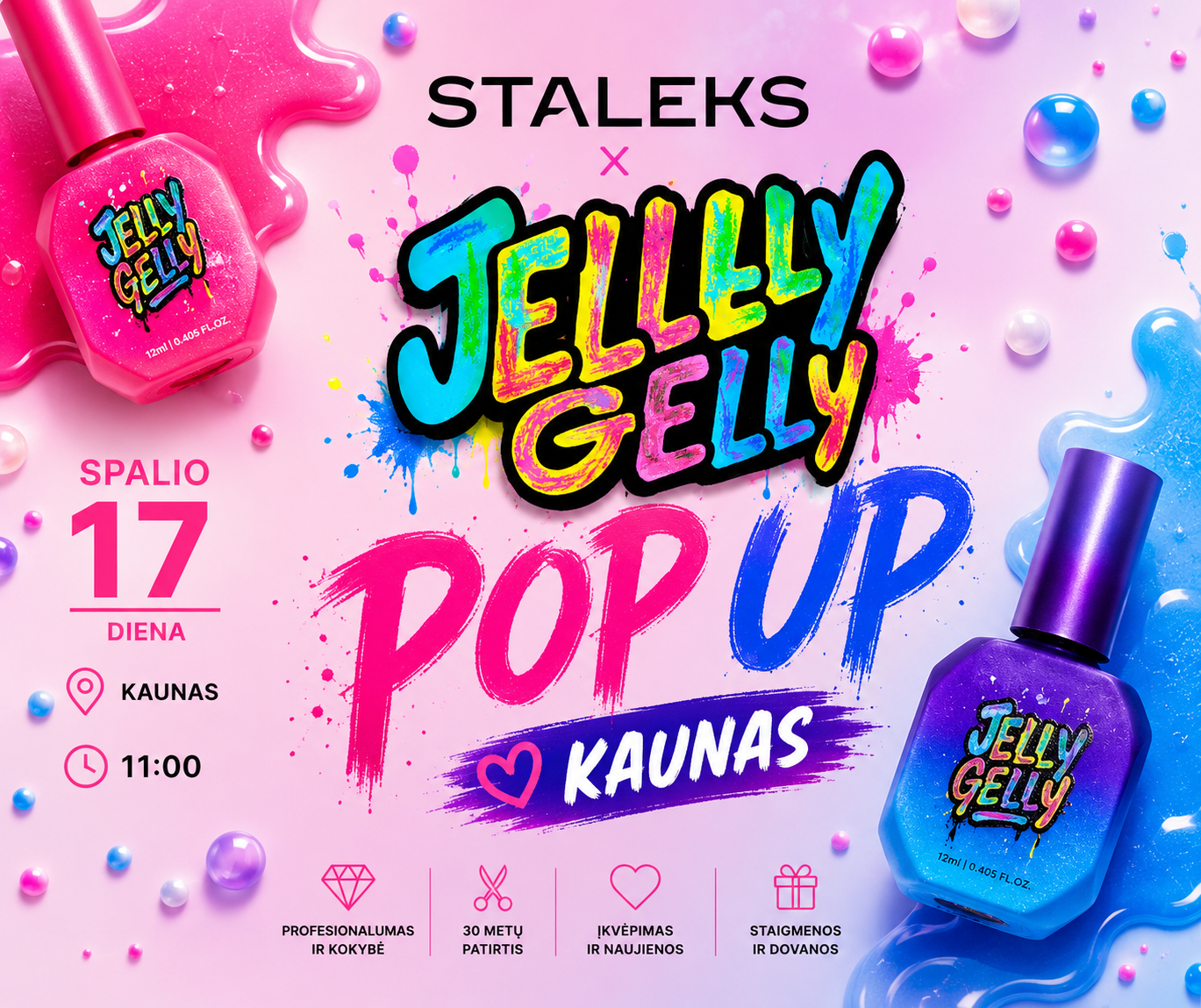 JELLY GELLY x STALEKS POP UP | Kaunas - Spalio 17d