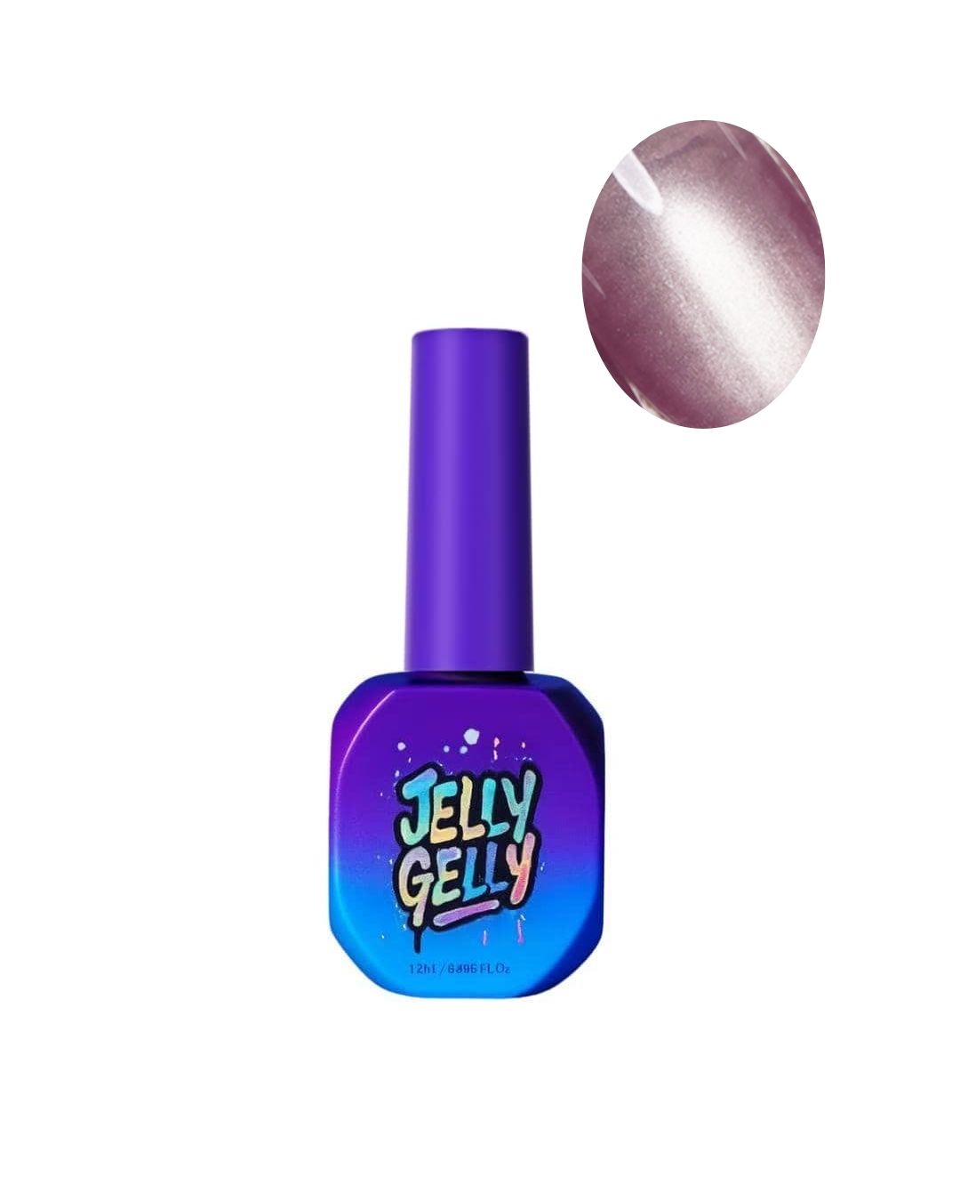 Magnetinis Gelinis lakas Jelly Gelly Mauve Silk 12ml