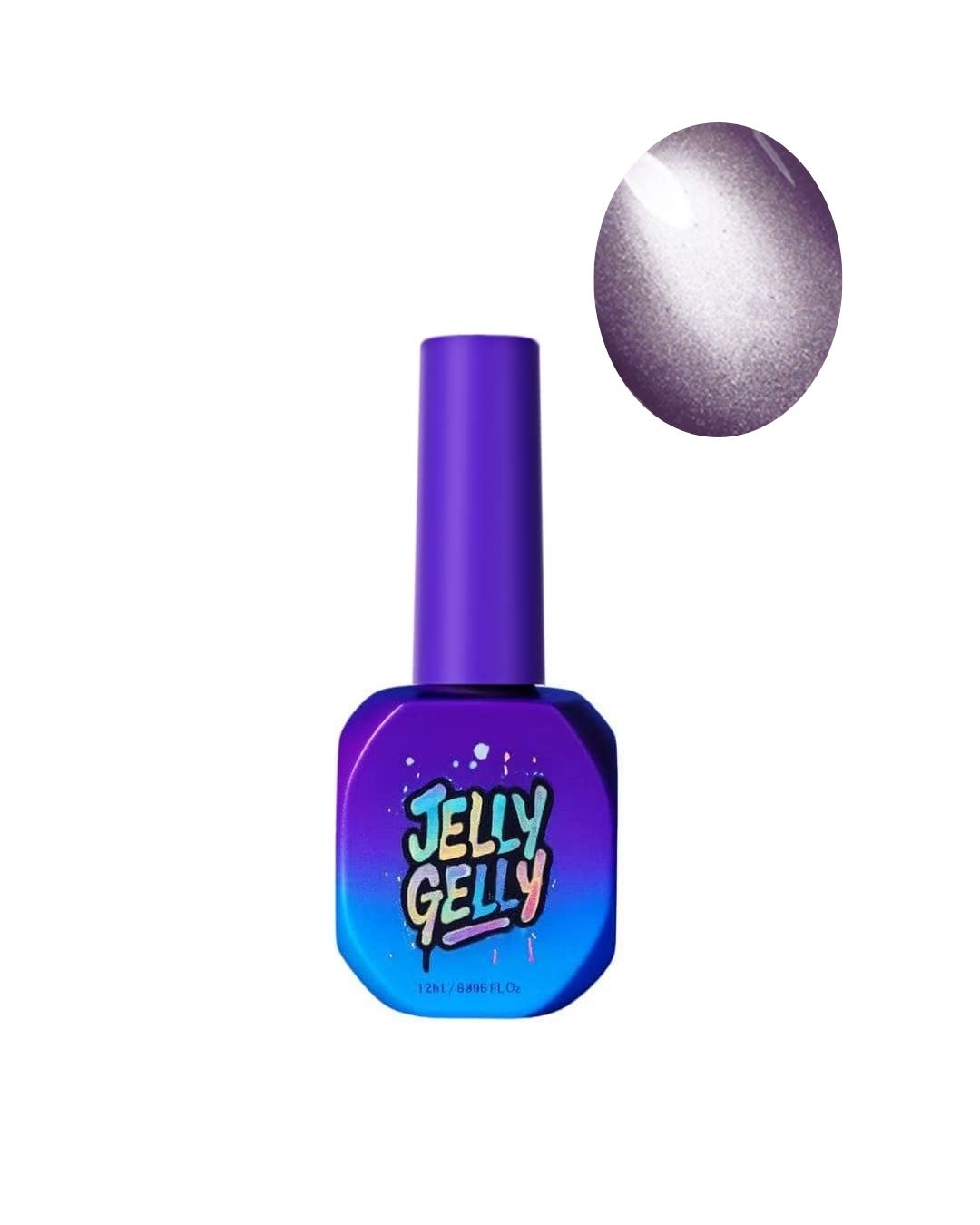 Magnetinis Gelinis lakas Jelly Gelly Lavender Silk 12ml