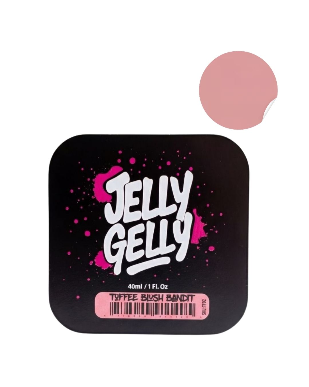 Builder gelis Jelly Gelly Toffee Blush Bandit 40ml TPO/HEMA Free
