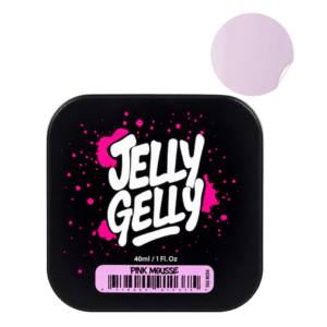 Savaime išsilyginantis gelis Jelly Gelly Macarons Pink Mousse 40ml TPO/HEMA Free