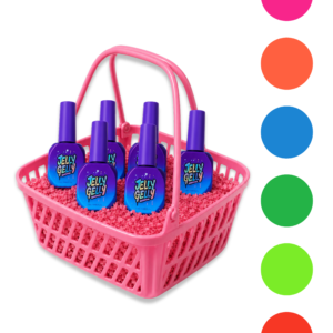 Jelly Gelly gelinių lakų Rinkinys NEON COLLECTION 6*12ml TPO Free