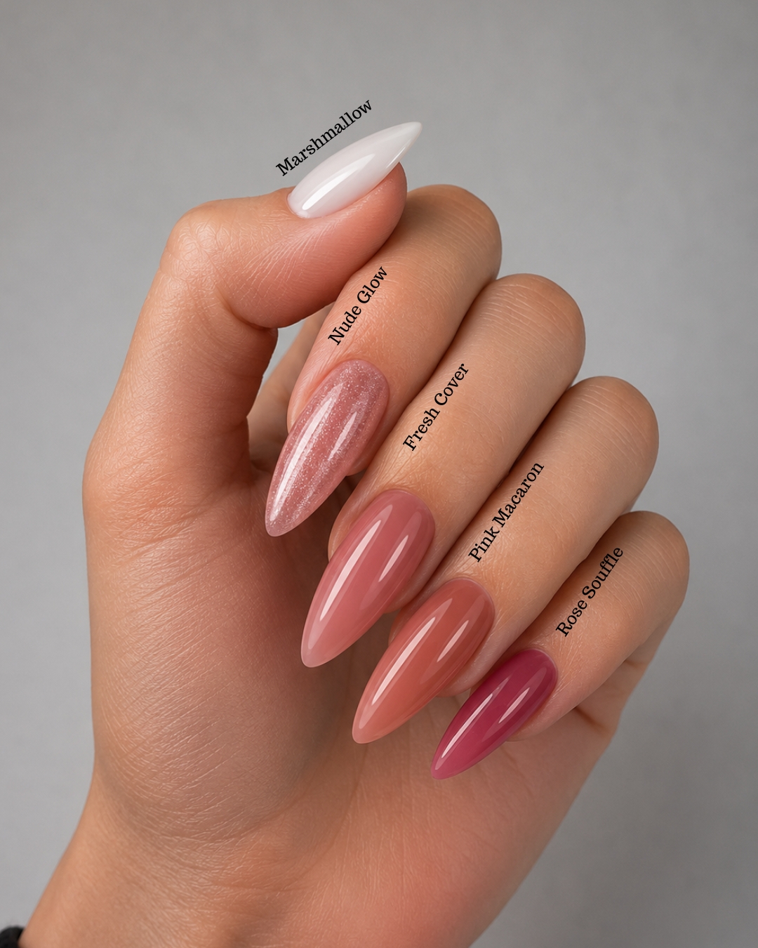 Savaime išsilyginantis gelis Jelly Gelly Macarons Pink Macaron 40ml TPO/HEMA Free - Image 2