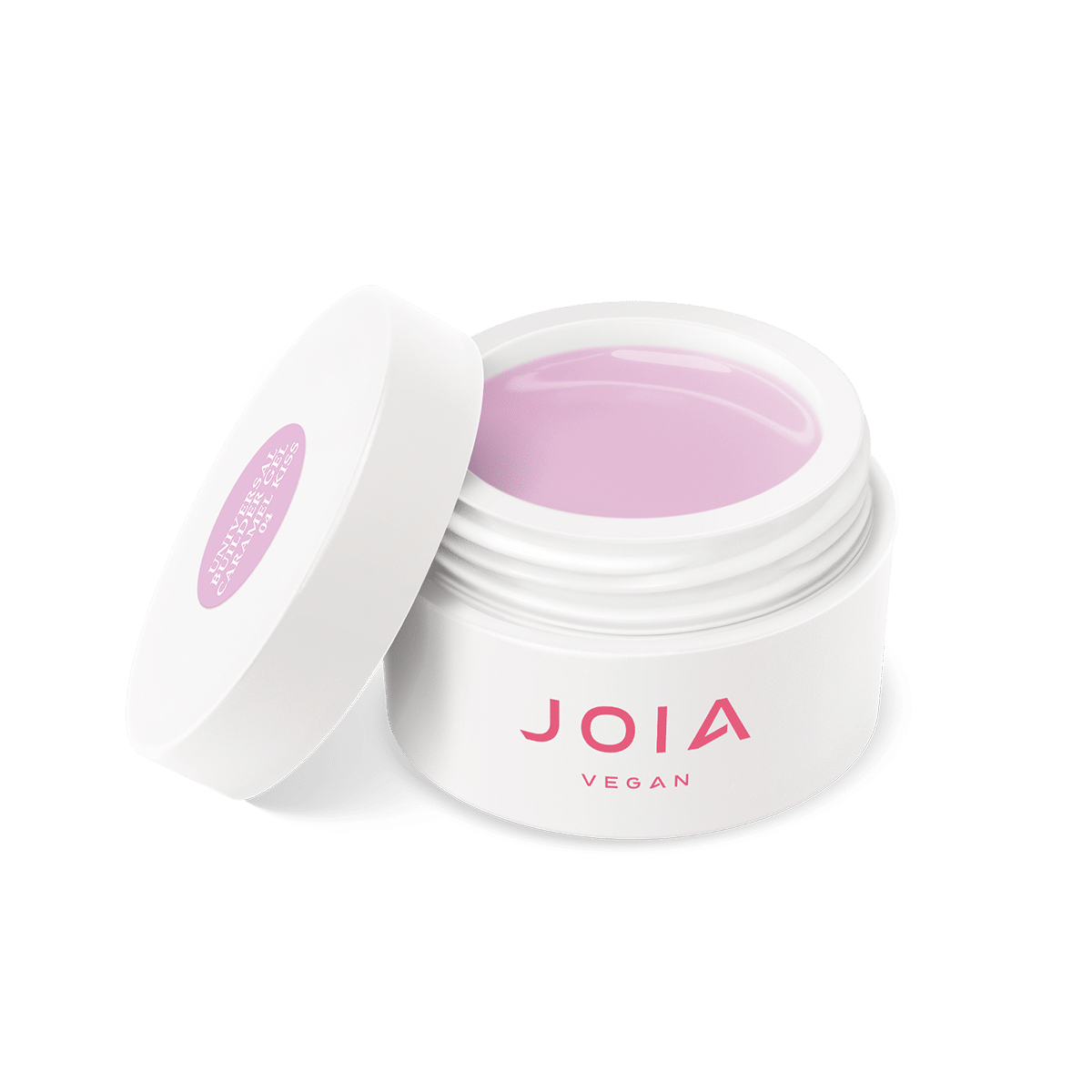 Universalus statybinis gelis JOIA Vegan Universal Builder Gel, Caramel Kiss 04, 15ml.