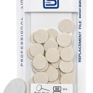 ProSteril Podo-Disk papildymas 2mm, M  20mm, 150 gritų, balti 50vnt.