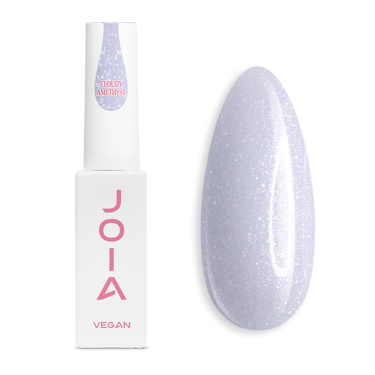 Kamufliažinis viršutinis sluoksnis JOIA vegan Cloudy Amethyst TOP No Wipe, 8ml.