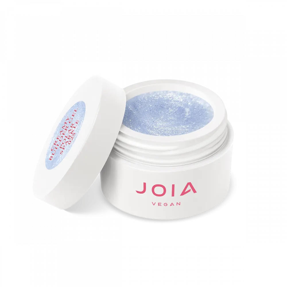 Statybinis gelis JOIA vegan Creamy Builder Gel JOIA vegan, 025 Polar Sparkle, 15ml.